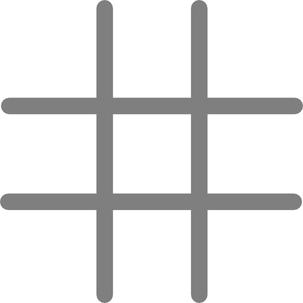 Empty Tic Tac Toe Board