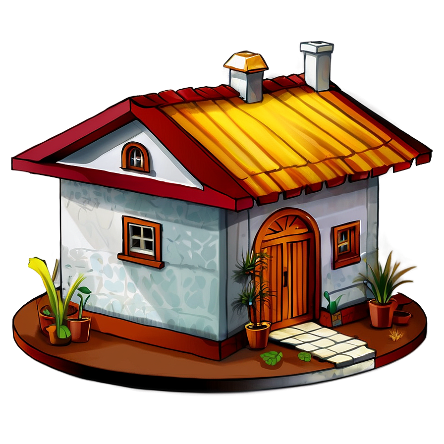 Encanto House Illustration Png Pma