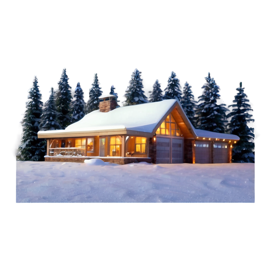 Encanto House Winter Wonderland Png Svs12