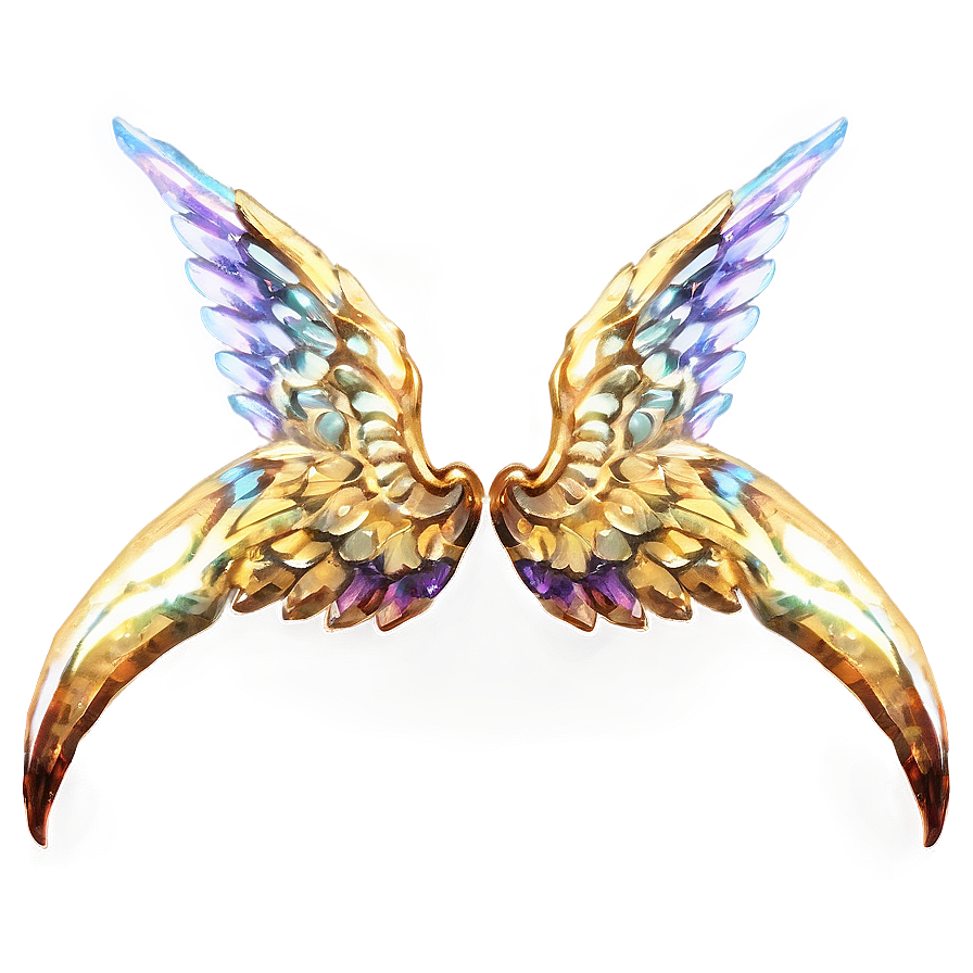 Enchanted Angel Wings Rendering Png Mfe43