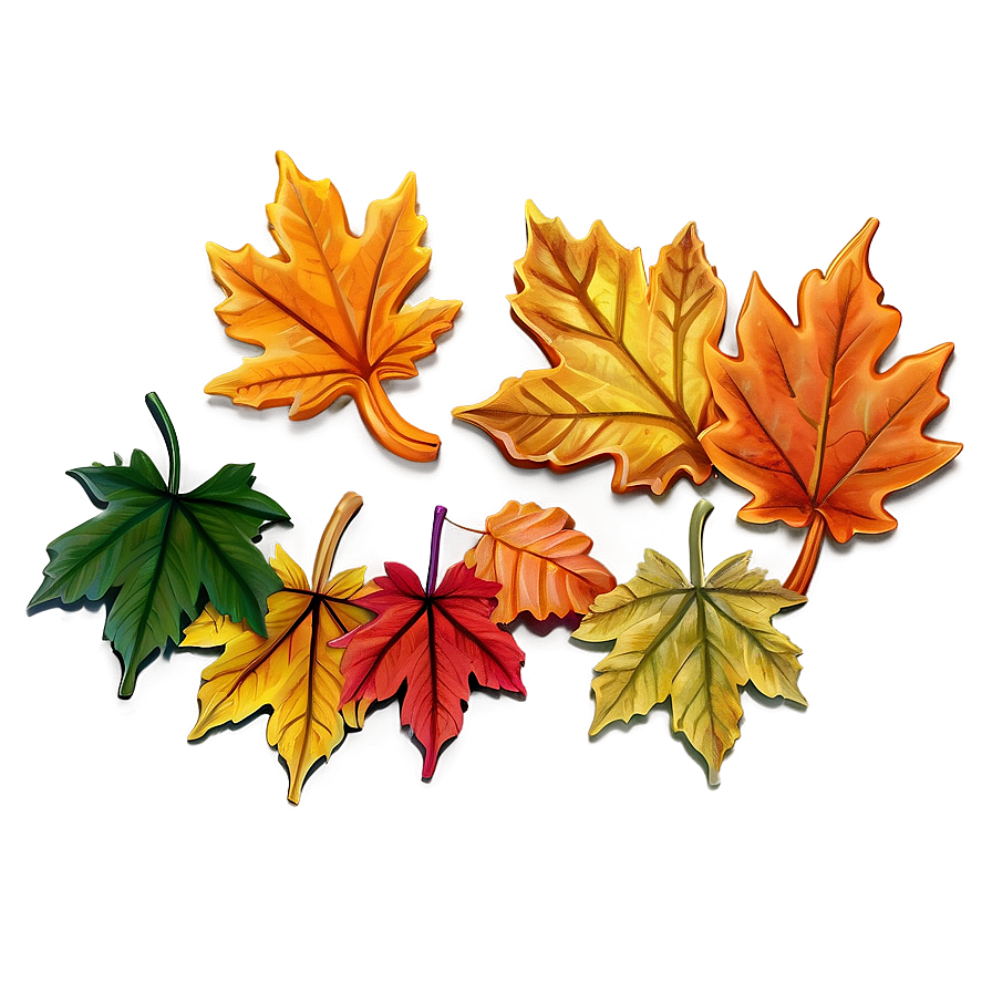 Enchanted Autumn Leaves Png Ift