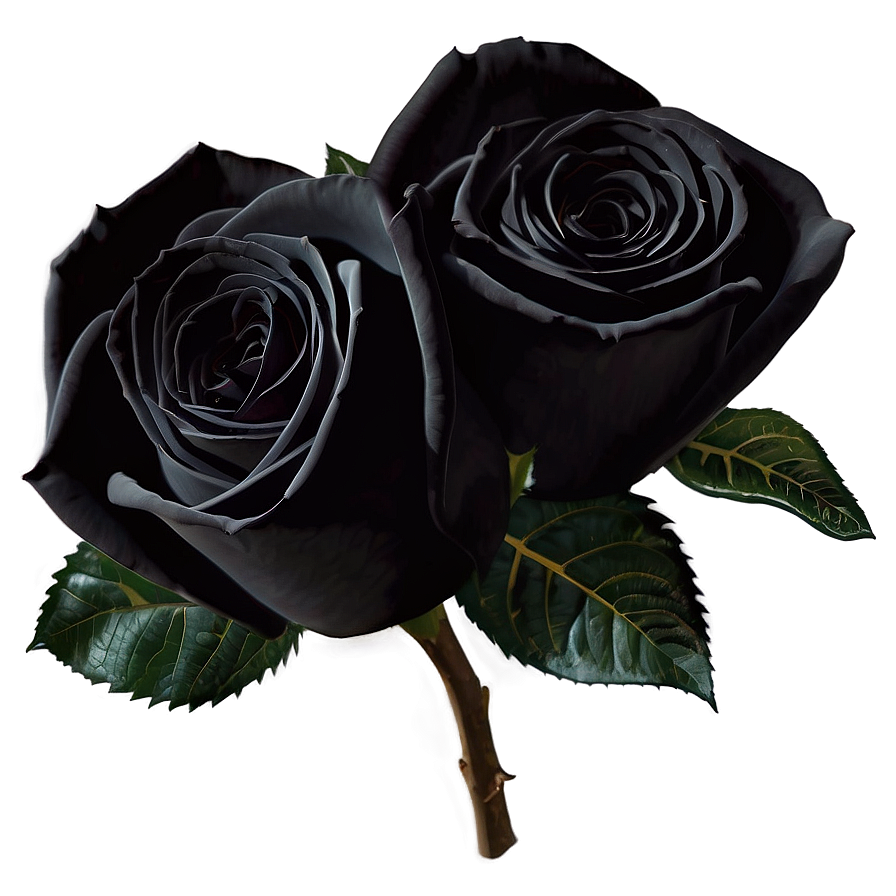 Enchanted Black Roses Png Nej