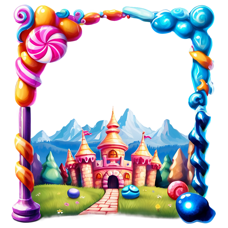 Enchanted Candyland Kingdom Png 06202024