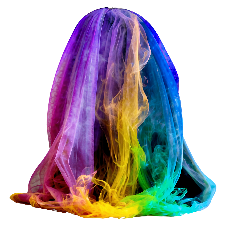 Enchanted Color Smoke Veil Png Kma64