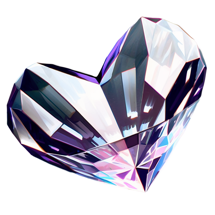 Enchanted Diamond Heart Drawing Png Oaf