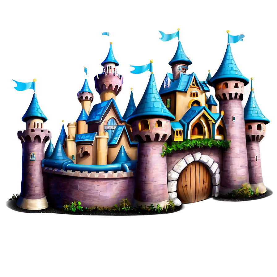 Enchanted Disney Castle Artwork Png Jei73