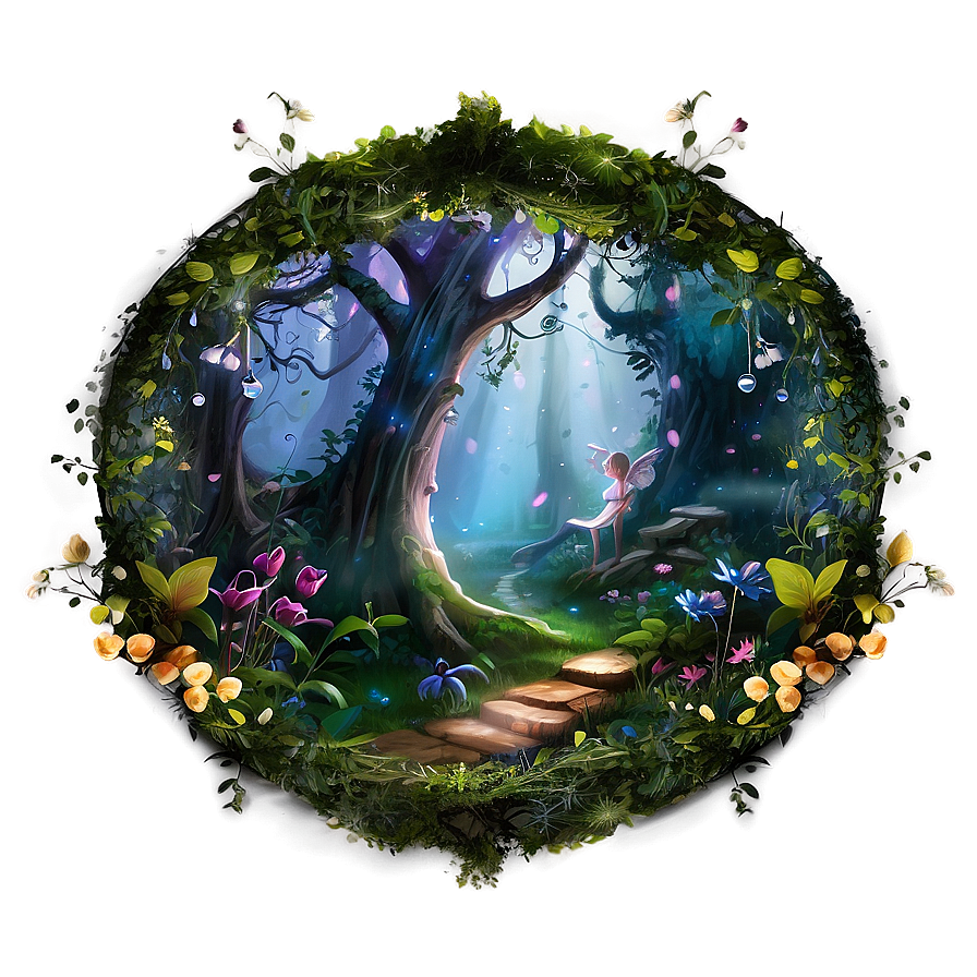 Enchanted Fairy Forest Png Dbe