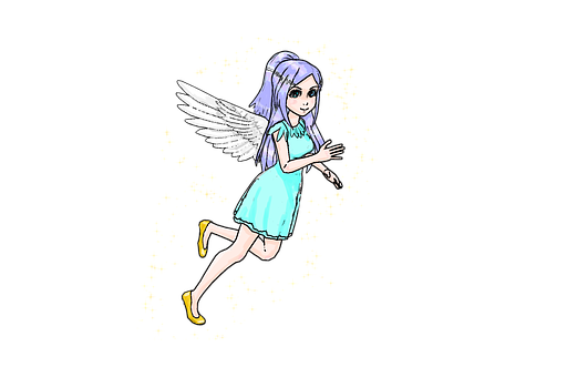 Enchanted Fairy Night Sky PNG with transparent background