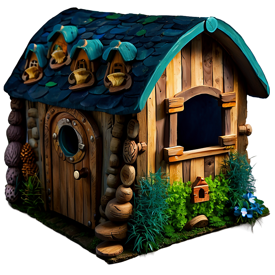 Enchanted Forest Bear House Png 76