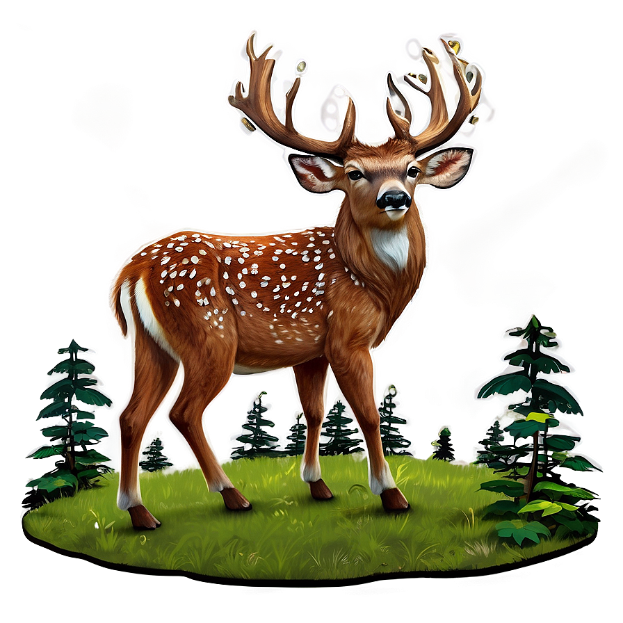 Enchanted Forest Buck Png Jxp