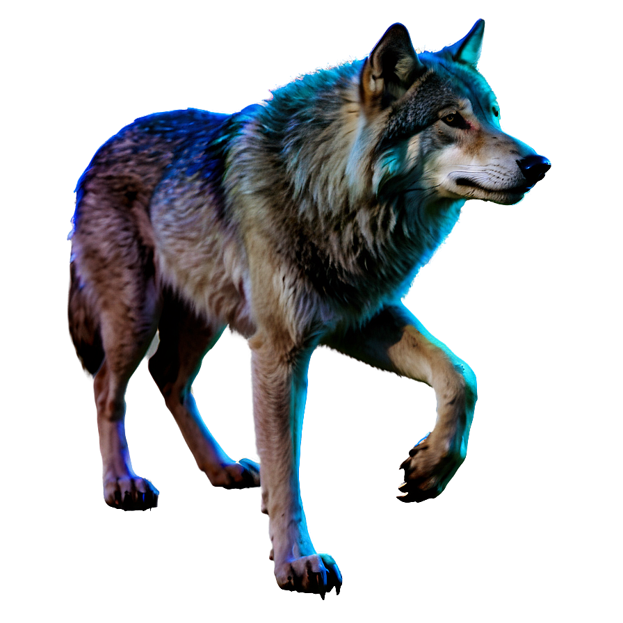 Enchanted Forest Wolf Png 05032024