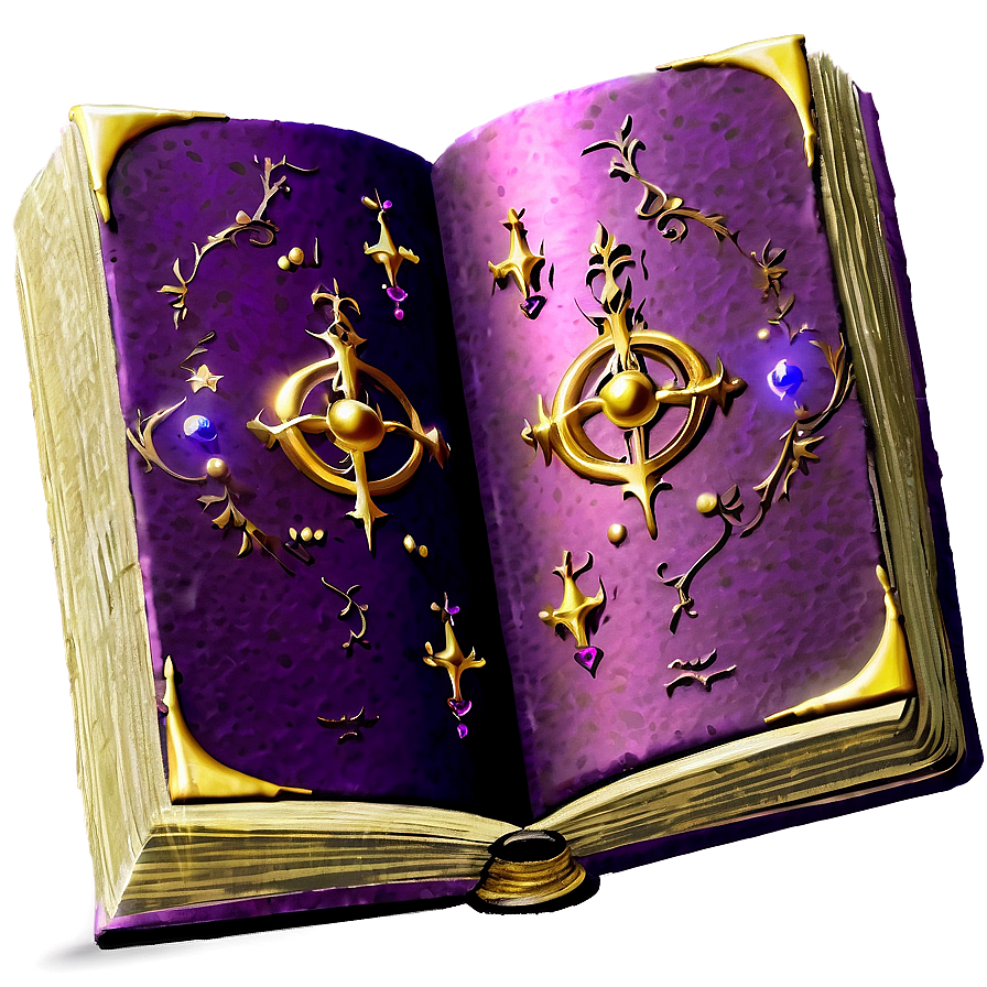 Enchanted Magical Spellbook Png Niy59