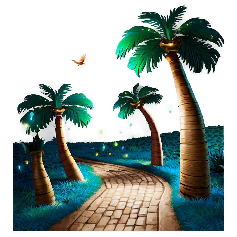 Enchanted Palmera Pathway Png 28