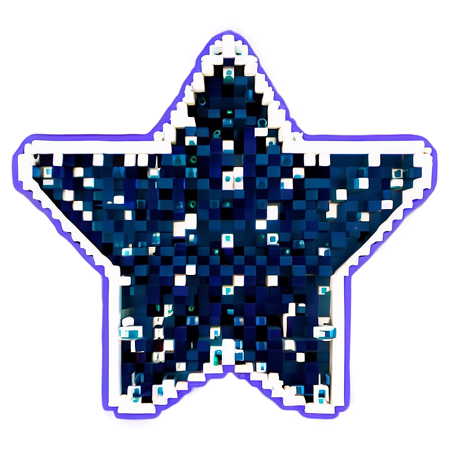 Enchanted Pixel Star Png Cey86