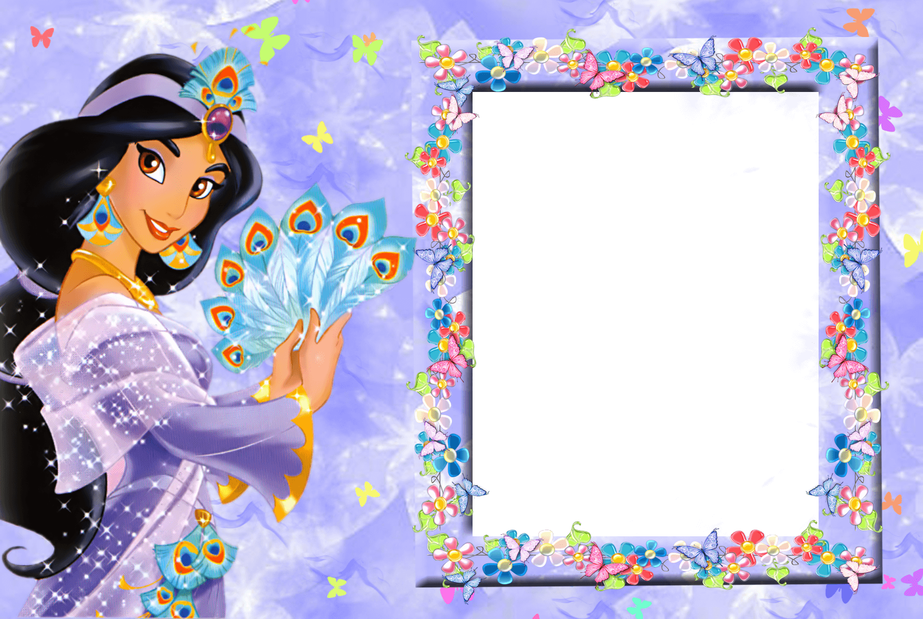 Marco De Foto Disney Aladín - Princess Jasmine Disney Princess PNG with transparent background