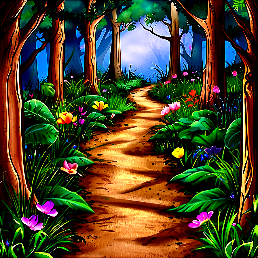 Enchanted Woodland Path PNG gae98 PNG with transparent background