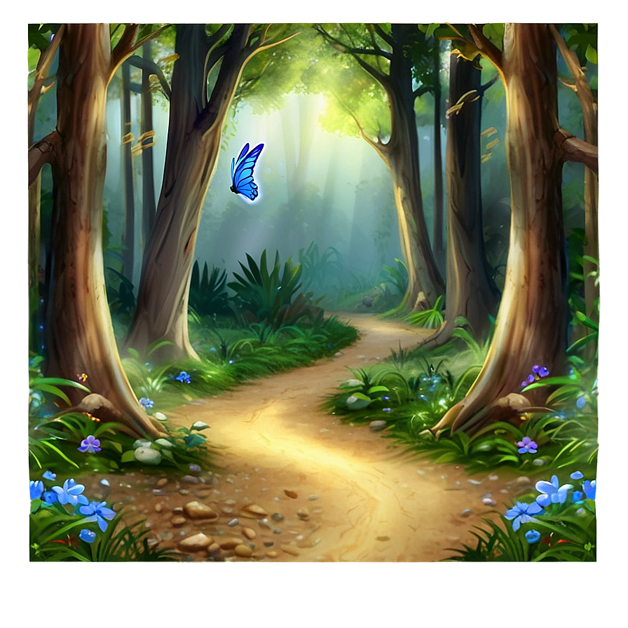 Enchanted Woodland Path PNG wpi PNG with transparent background
