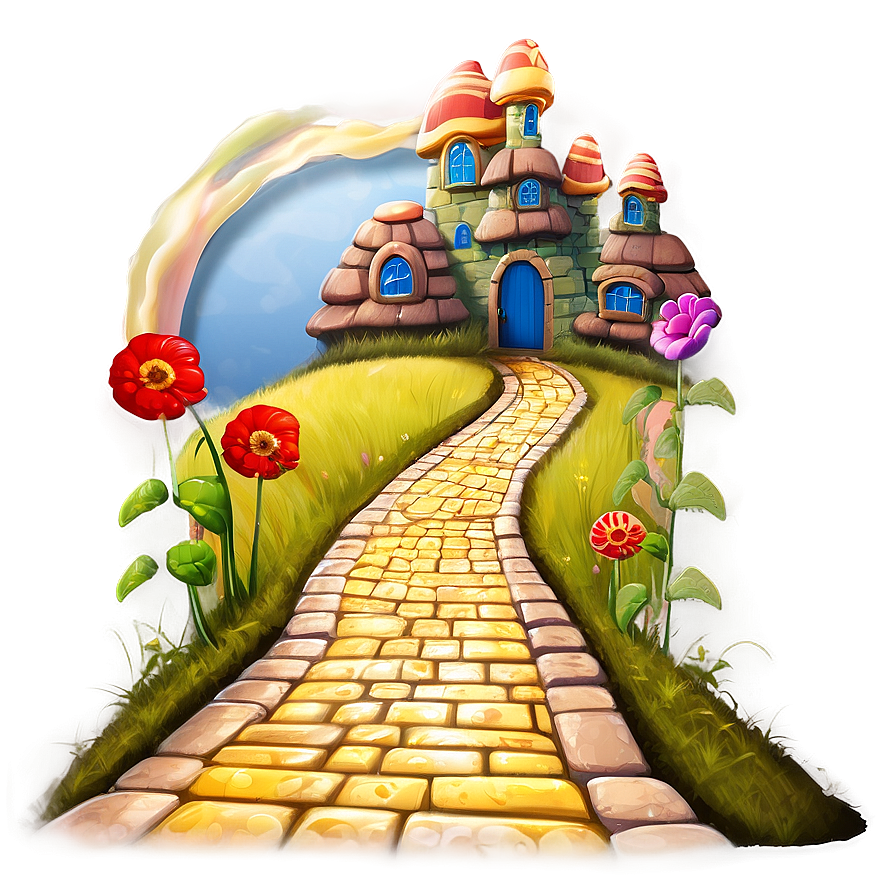 Enchanted Yellow Brick Road Png Ufh