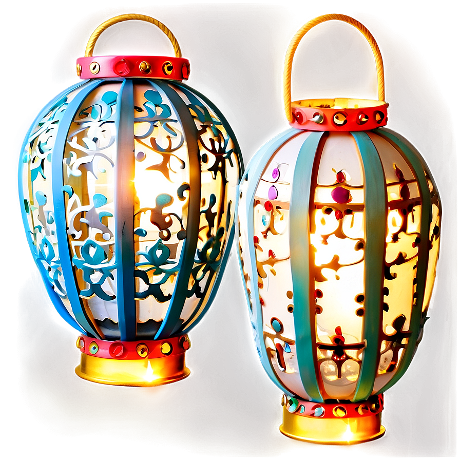 Enchanting Celebration Lanterns PNG qum71 PNG with transparent background