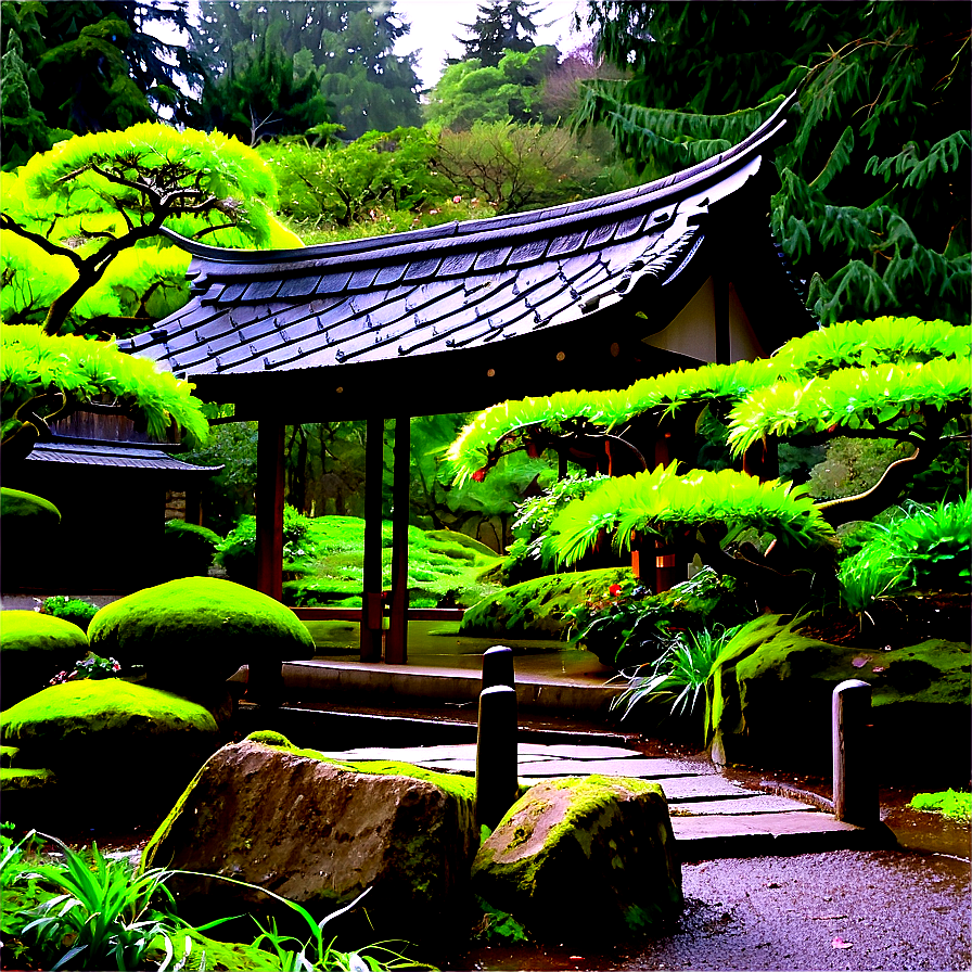 Enchanting Portland Japanese Garden Png 06292024