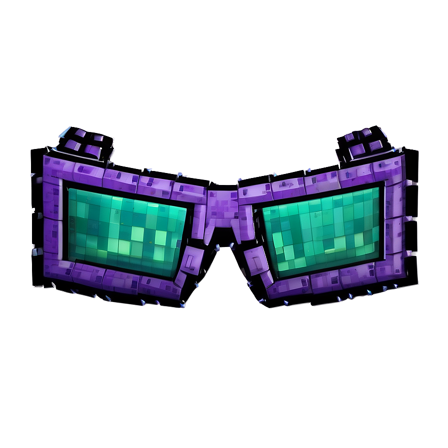 Ender Dragon Minecraft Glasses Png 06282024