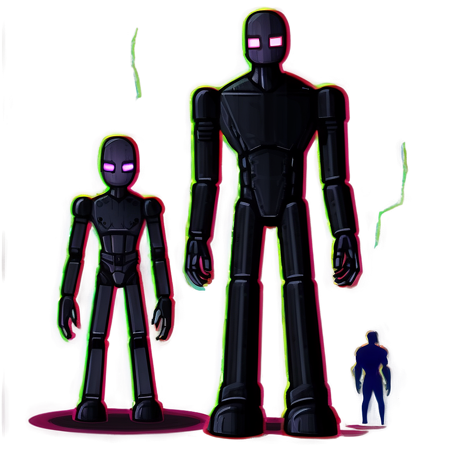 Enderman Family Portrait Png Mer