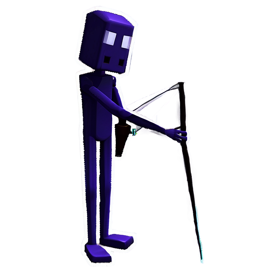 Enderman Fishing In Ocean Png Rpn25