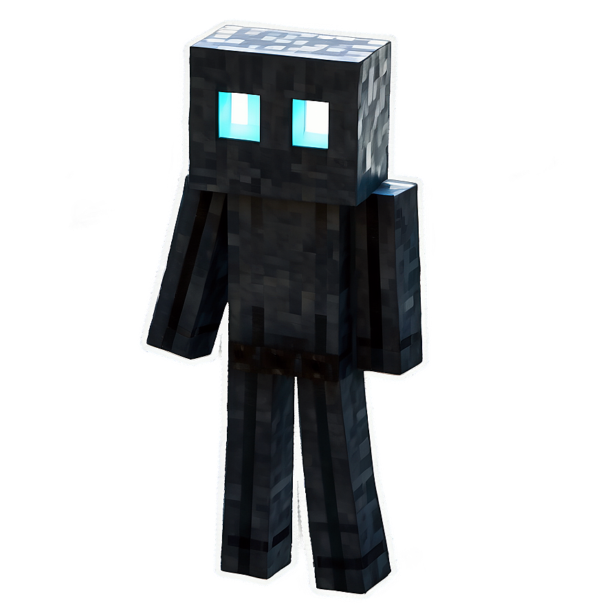 Enderman In Minecraft Village Png 05242024