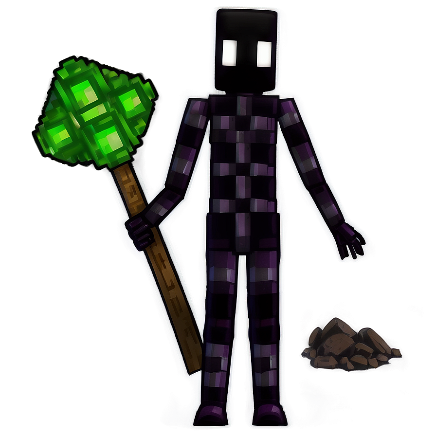 Enderman In Nether World Background Png 49