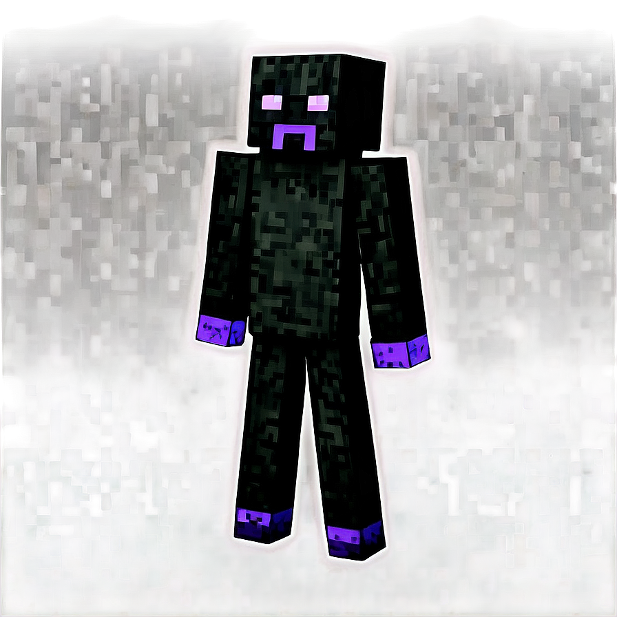 Enderman Minecraft Game PNG tid PNG image with a transparent background, free high-resolution download