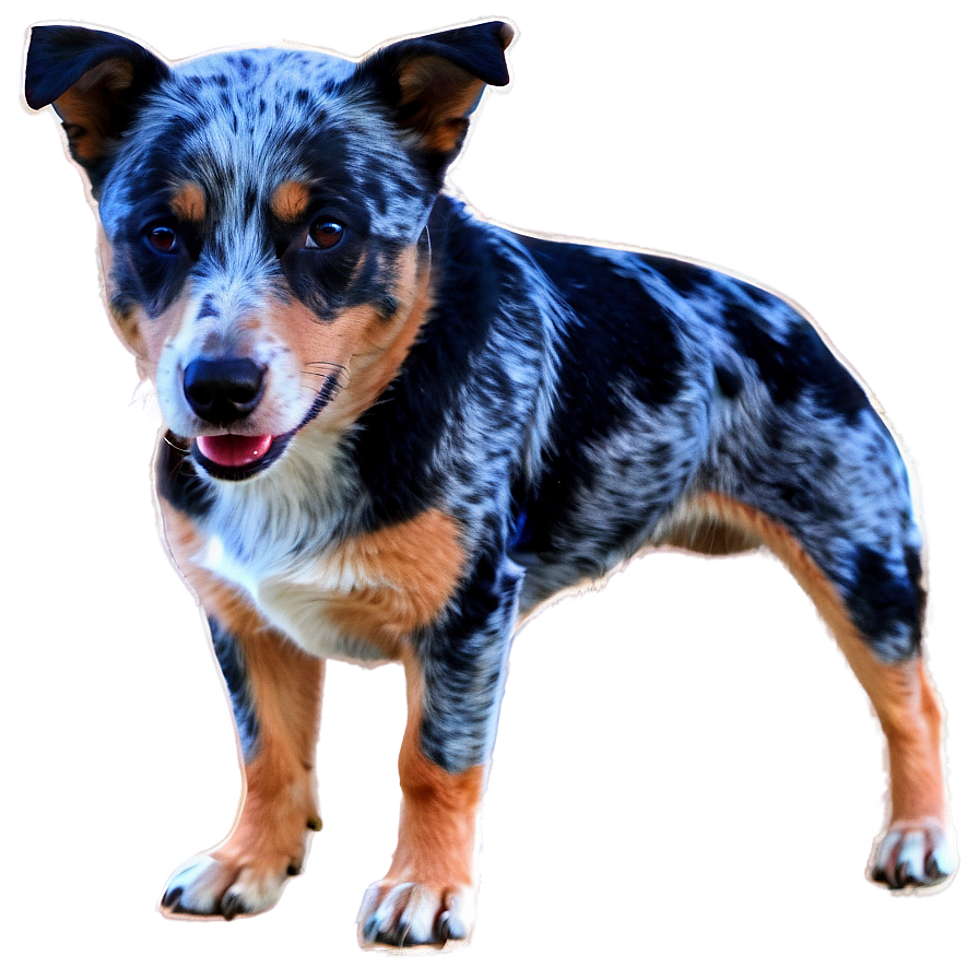 Energetic Blue Heeler Png Kis17