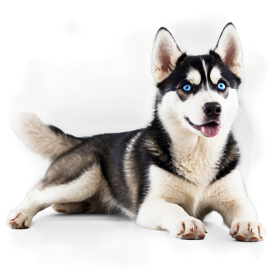 Energetic Siberian Husky Png Mpv45