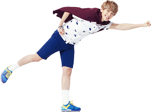 Energetic Young Man Running Pose