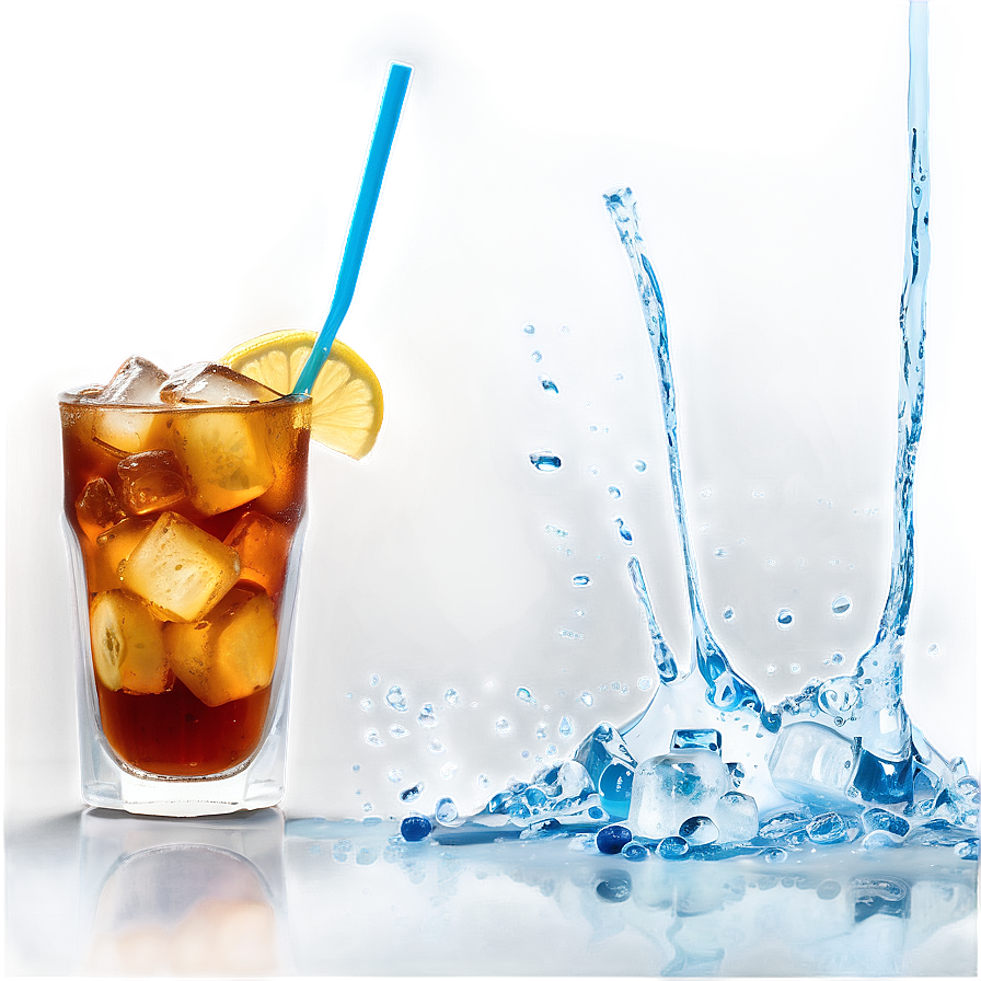 Energizing Iced Tea Splash PNG 06242024 PNG image with a transparent background, free high-resolution download