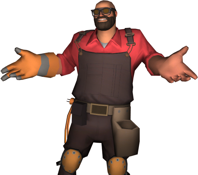 Team Fortress - Engineer Tf2 Hair, HD Png Download PNG with transparent background
