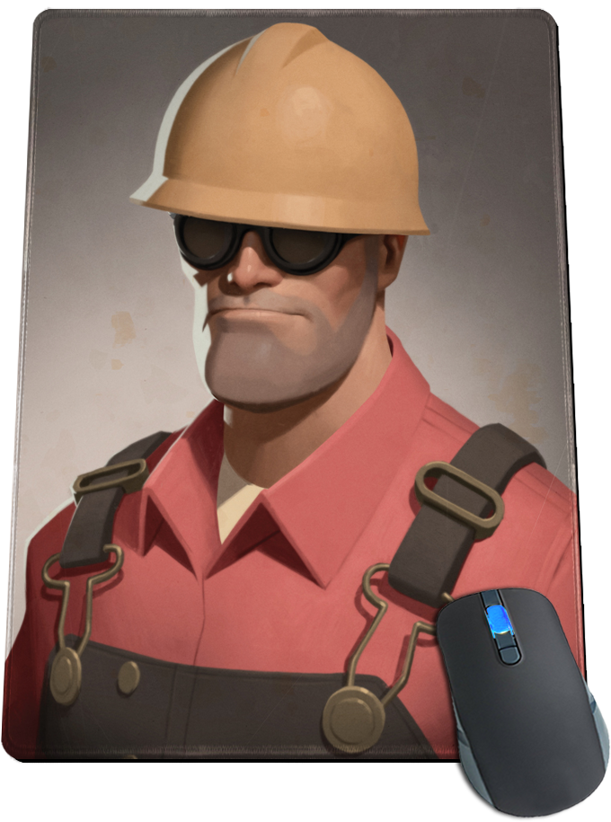Team Fortress 2 Engineer Portrait, HD Png Download PNG with transparent background