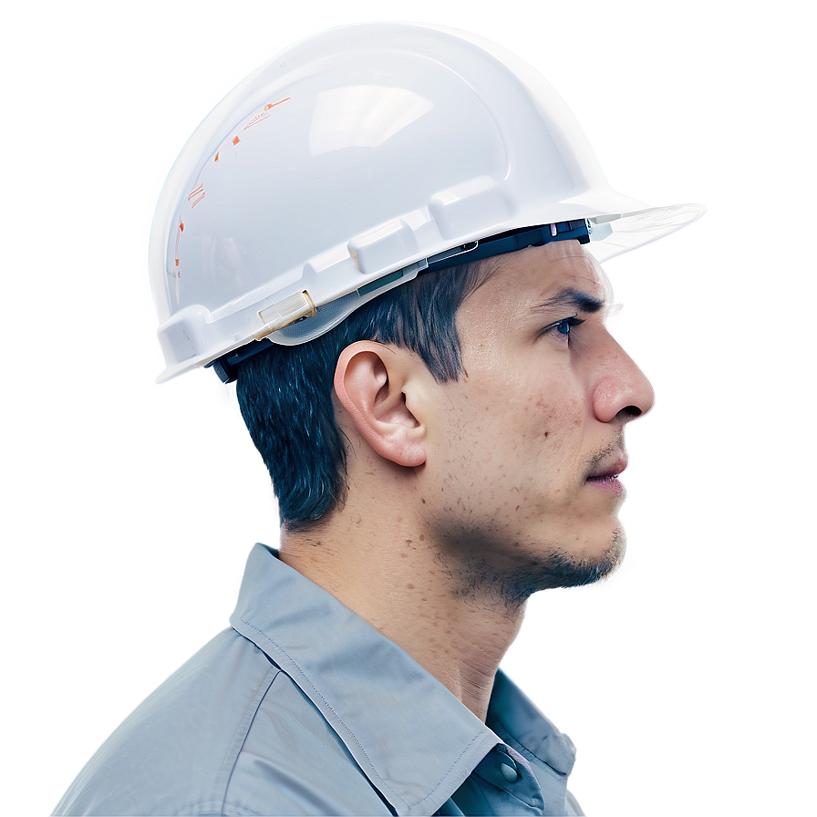 Engineer Head Hardhat Png 05242024