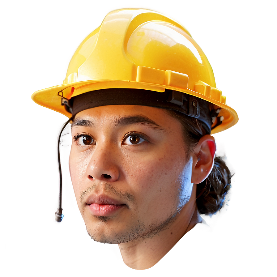 Engineer Head Hardhat Png Ioi84