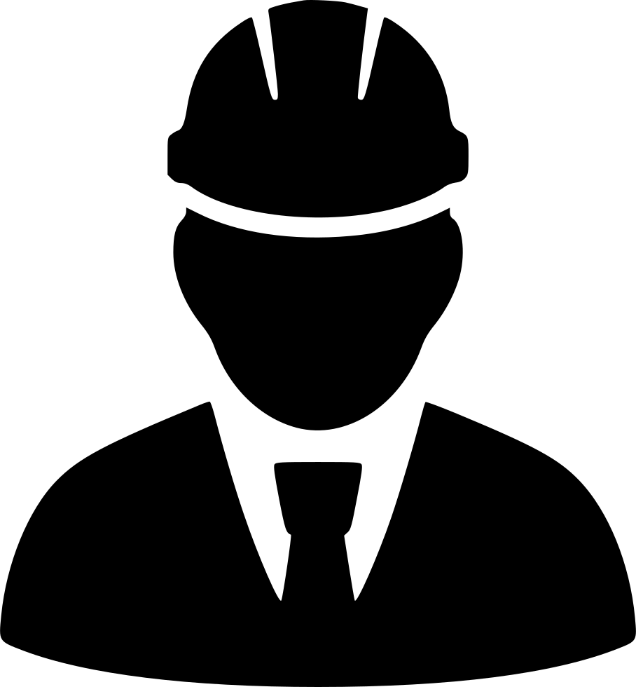 Engineer Icon Silhouette