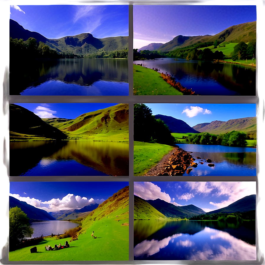 English Lake District Scenery Png Fqs39