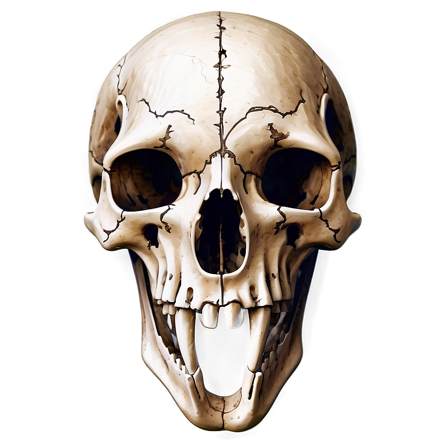 Engraved Animal Skull Sketch Png 06282024