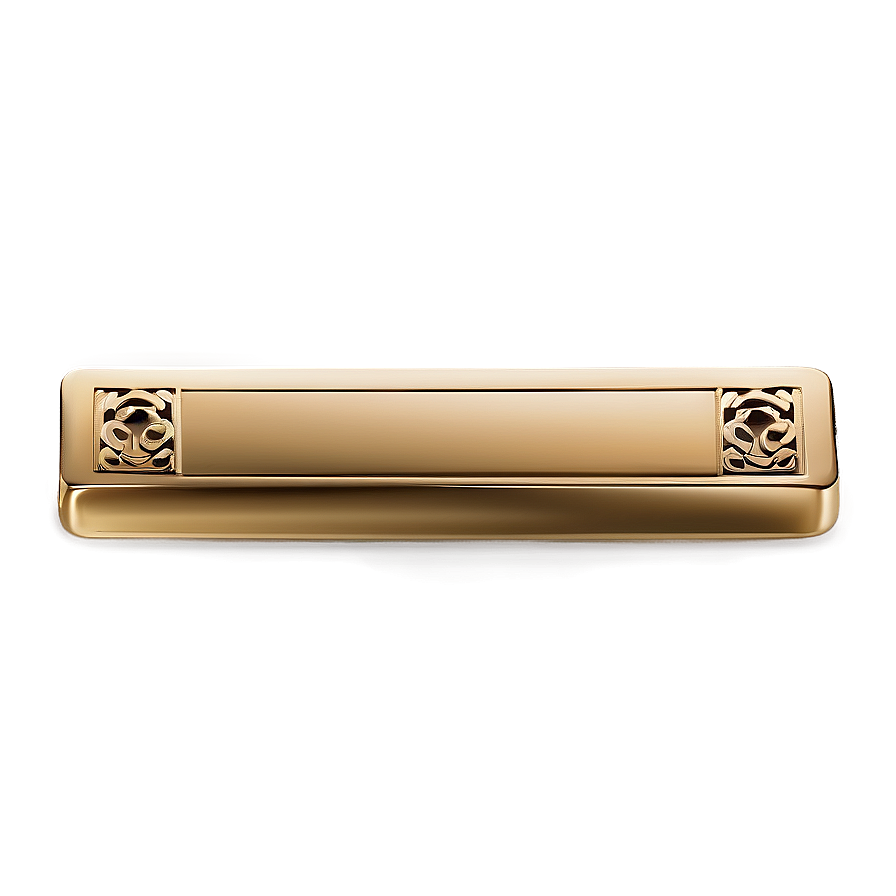 Engraved Gold Rectangle Png 06272024