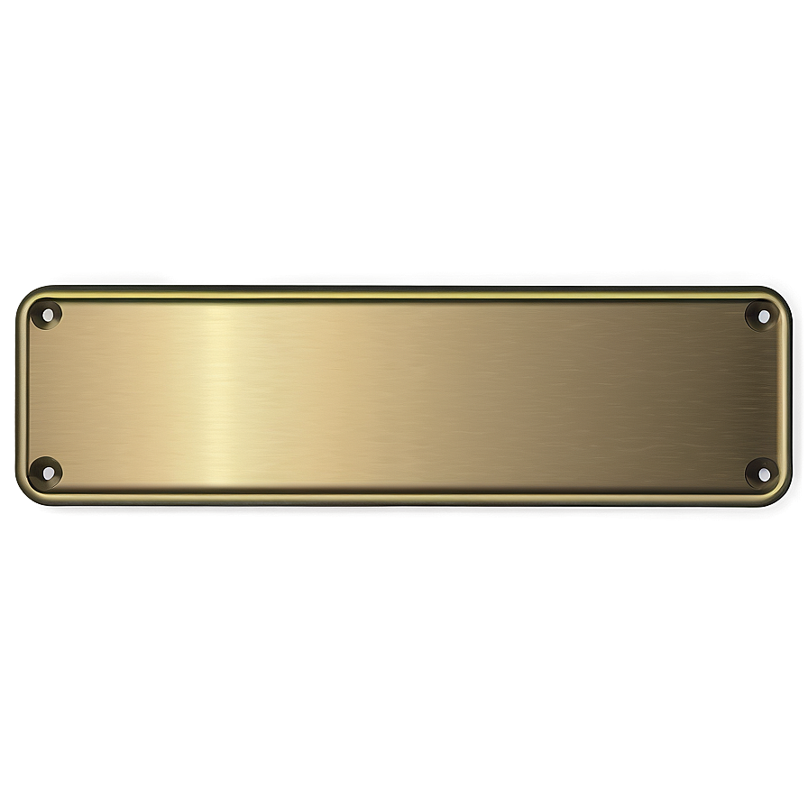 Engraved Metal Plate Design Png 5