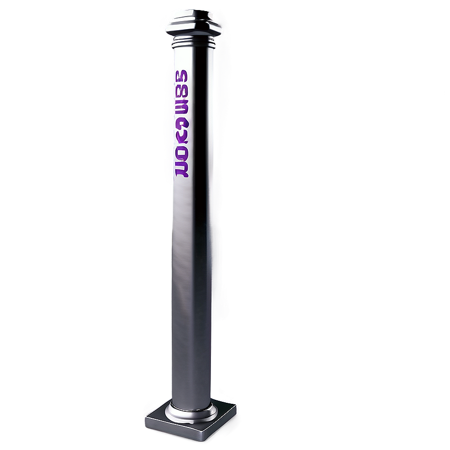 Engraved Metal Pole Png 06212024