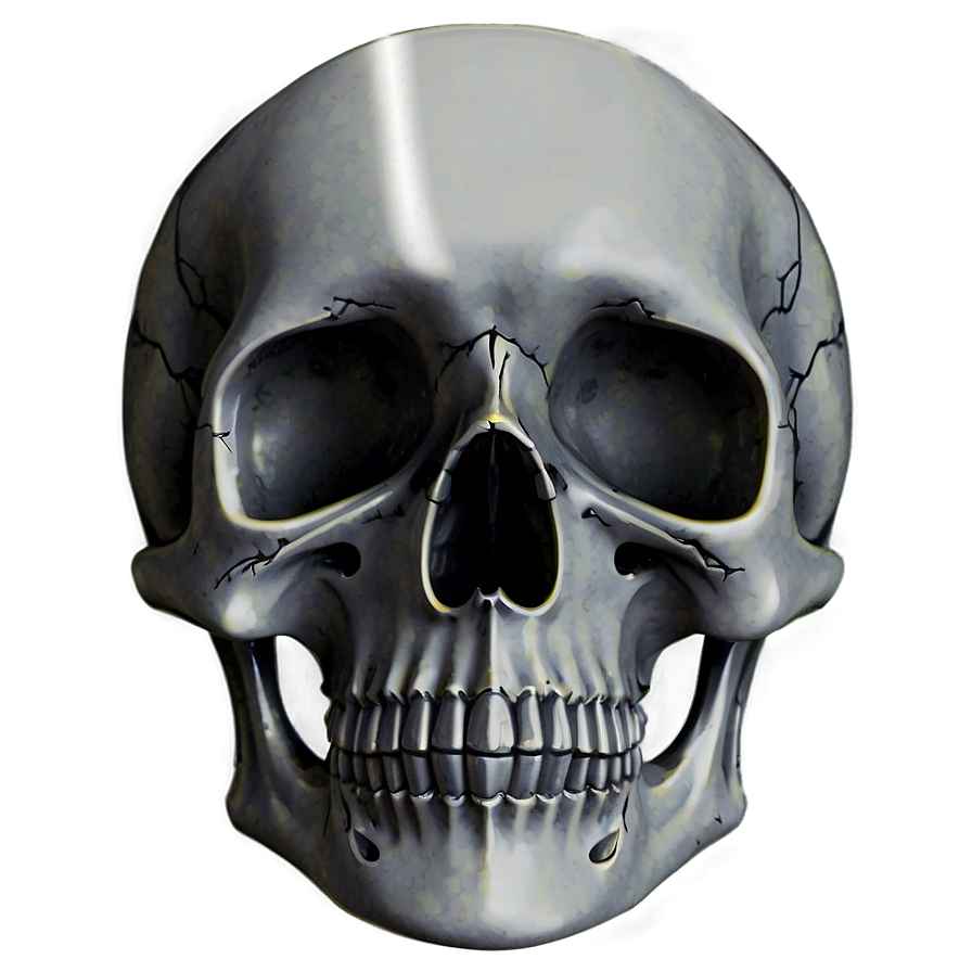 Engraved Skull Design Png A