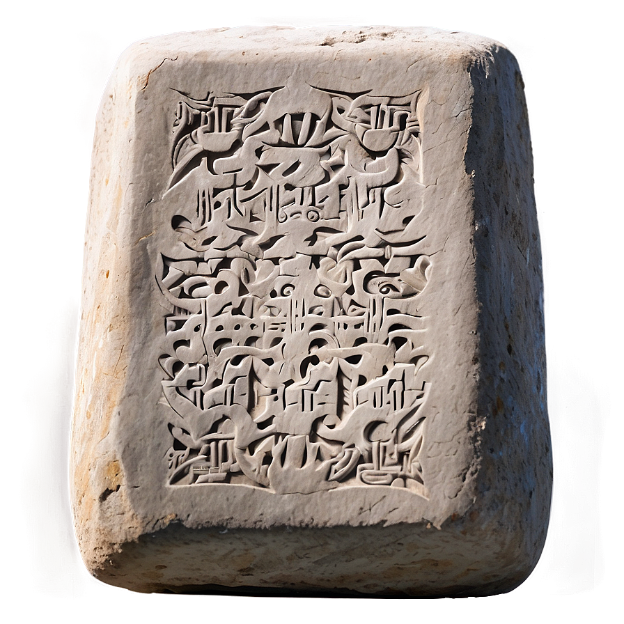 Engraved Stone Tablet Png Yvh