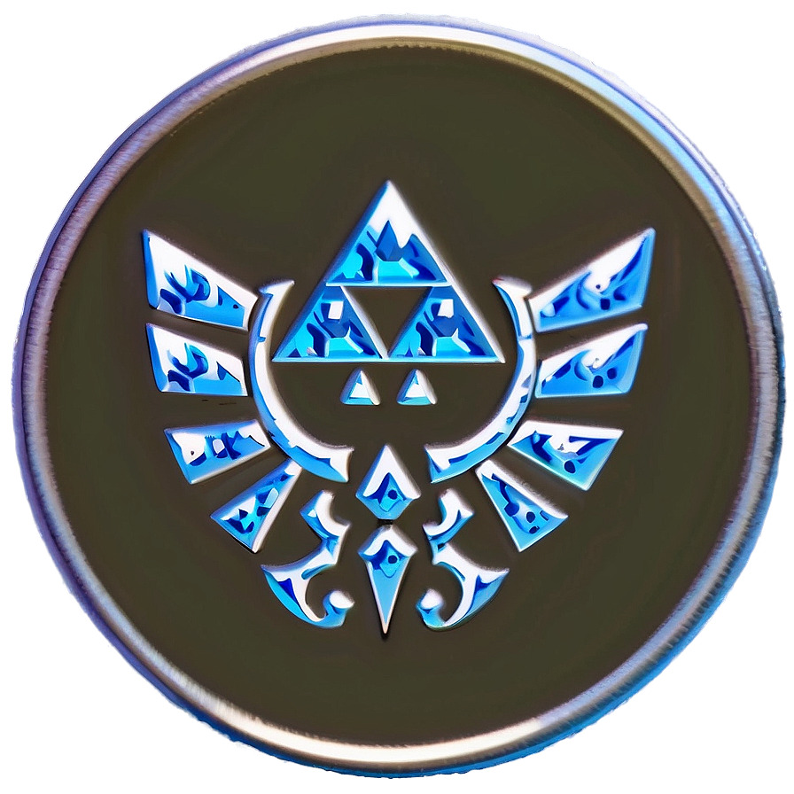 Engraved Triforce Plate Png Cdb52