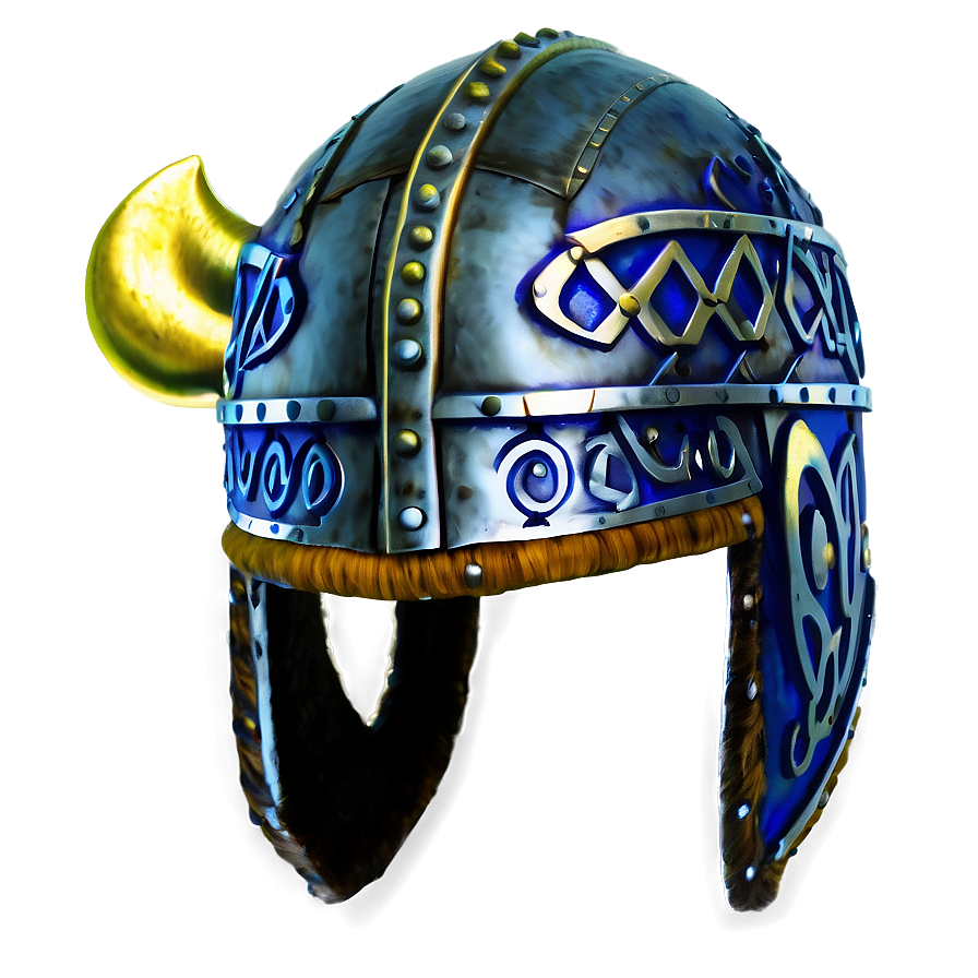 Engraved Viking Helmet Png 7