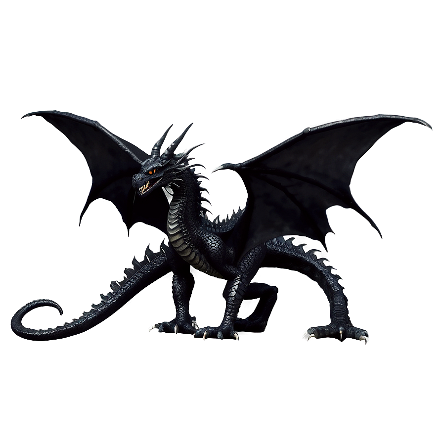 Enigmatic Black Dragon Png Lym