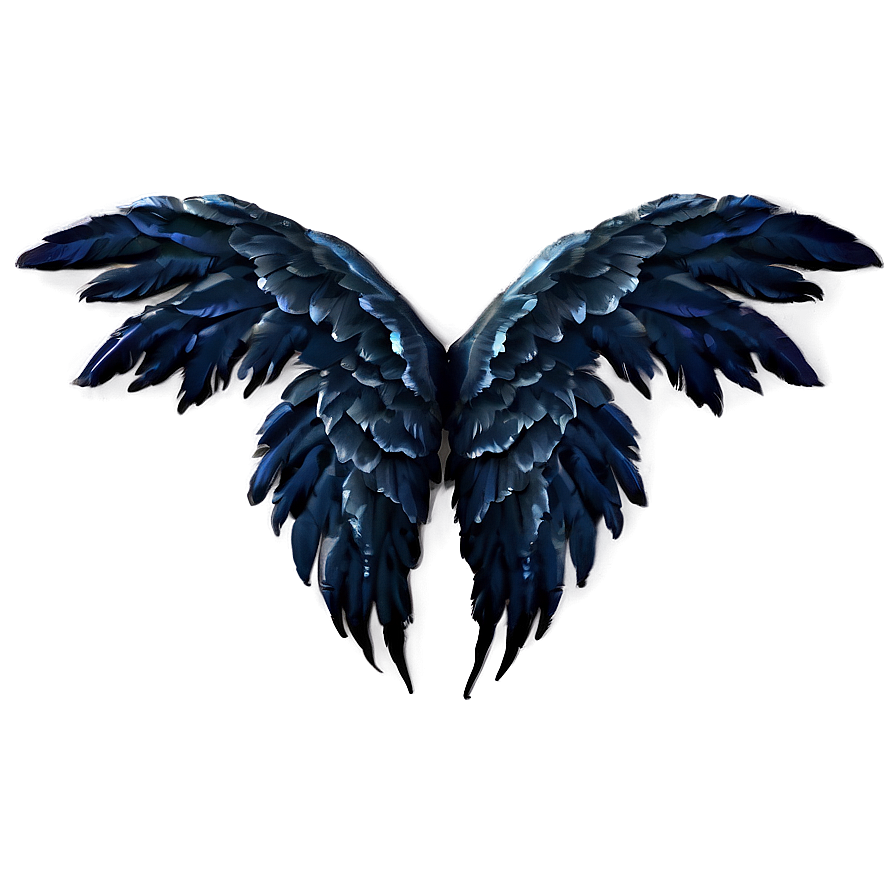 Enigmatic Black Wings PNG 06232024 PNG with transparent background